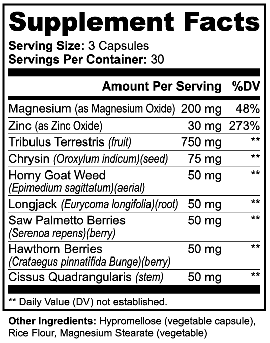 Alpha Botanical Blend — Mineral & Herbal Cap for Men  90 Capsules