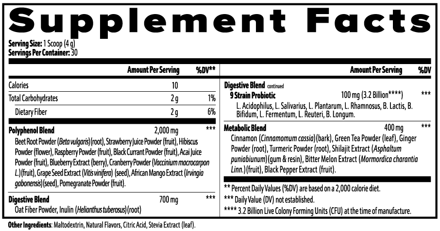 Reds Superfood Powder Fruit & Botanical Blend  120 g