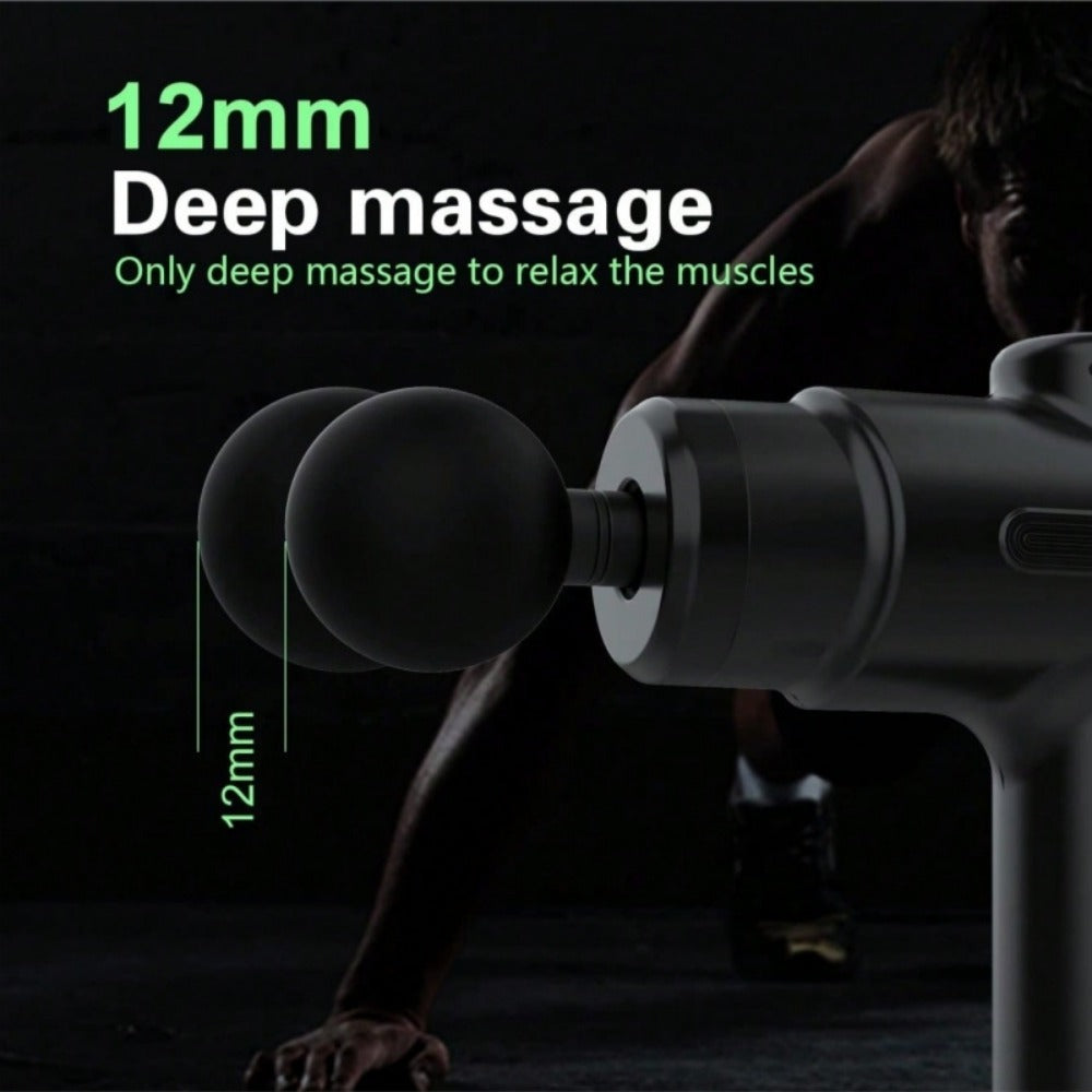 Premium Deep Tissue Massage Gun - Percussion Massager with 8 Heads for Athletes