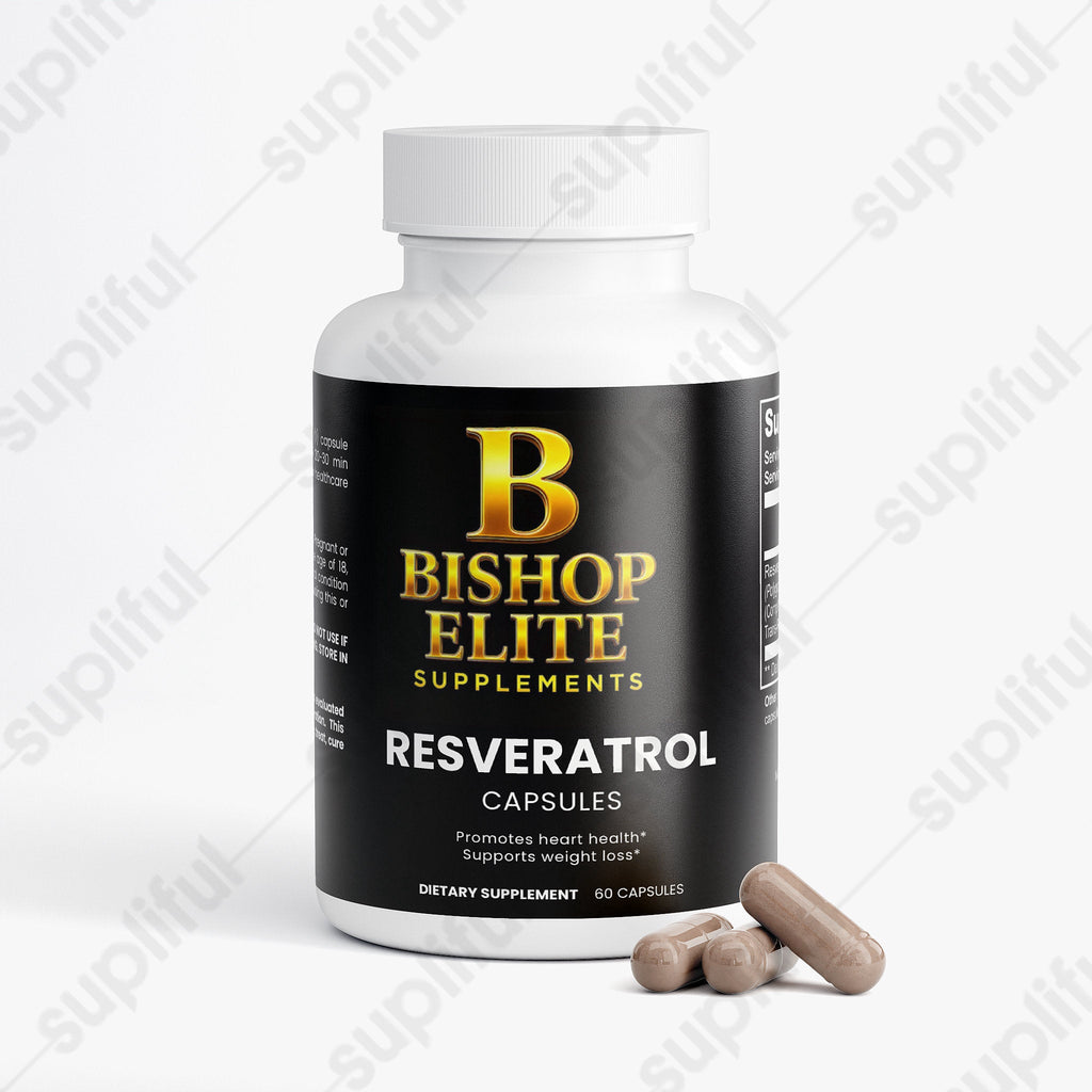 Resveratrol Capsules 600 mg — 50% Trans‑Resveratrol Botanical Complex (Capsules)