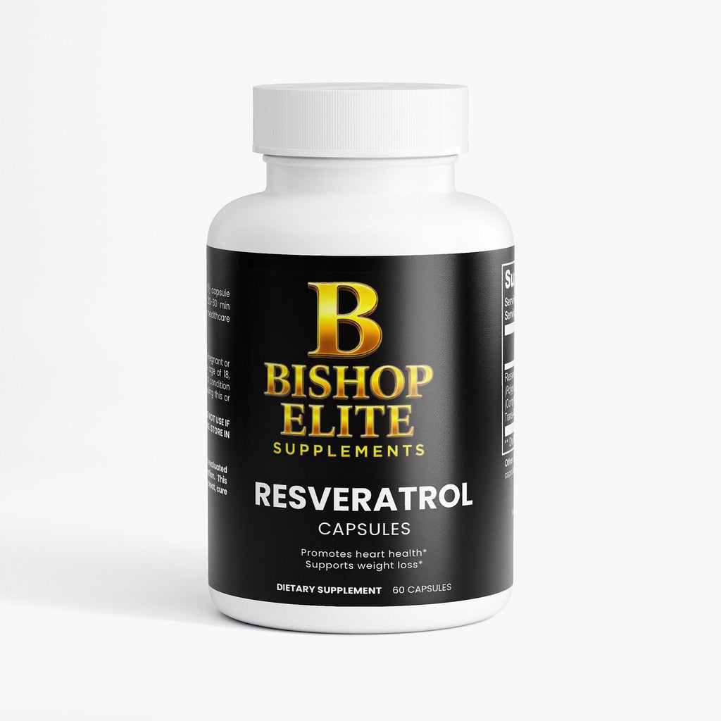 Resveratrol Capsules 600 mg — 50% Trans‑Resveratrol Botanical Complex (Capsules)