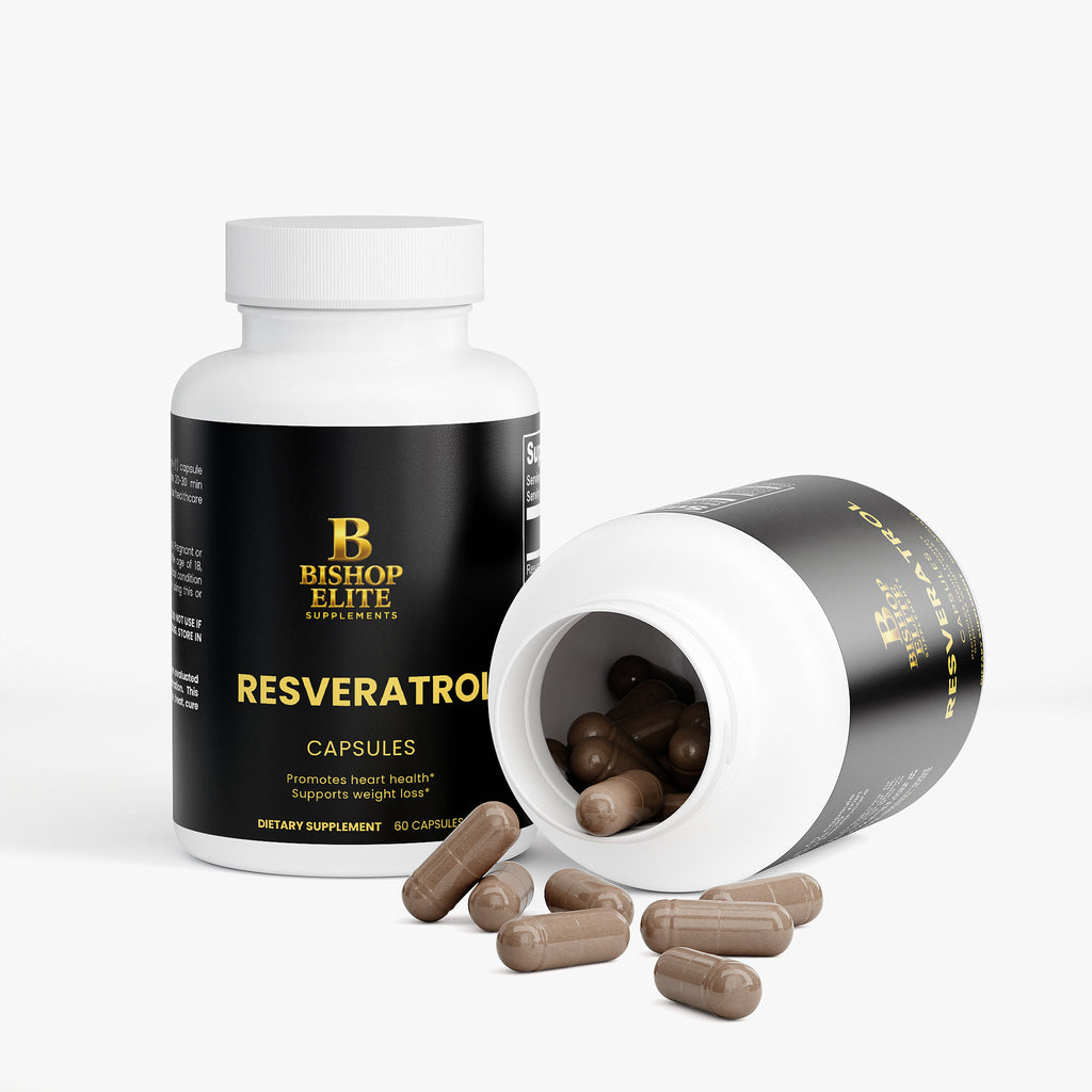 Resveratrol Capsules 600 mg — 50% Trans‑Resveratrol Botanical Complex (Capsules)