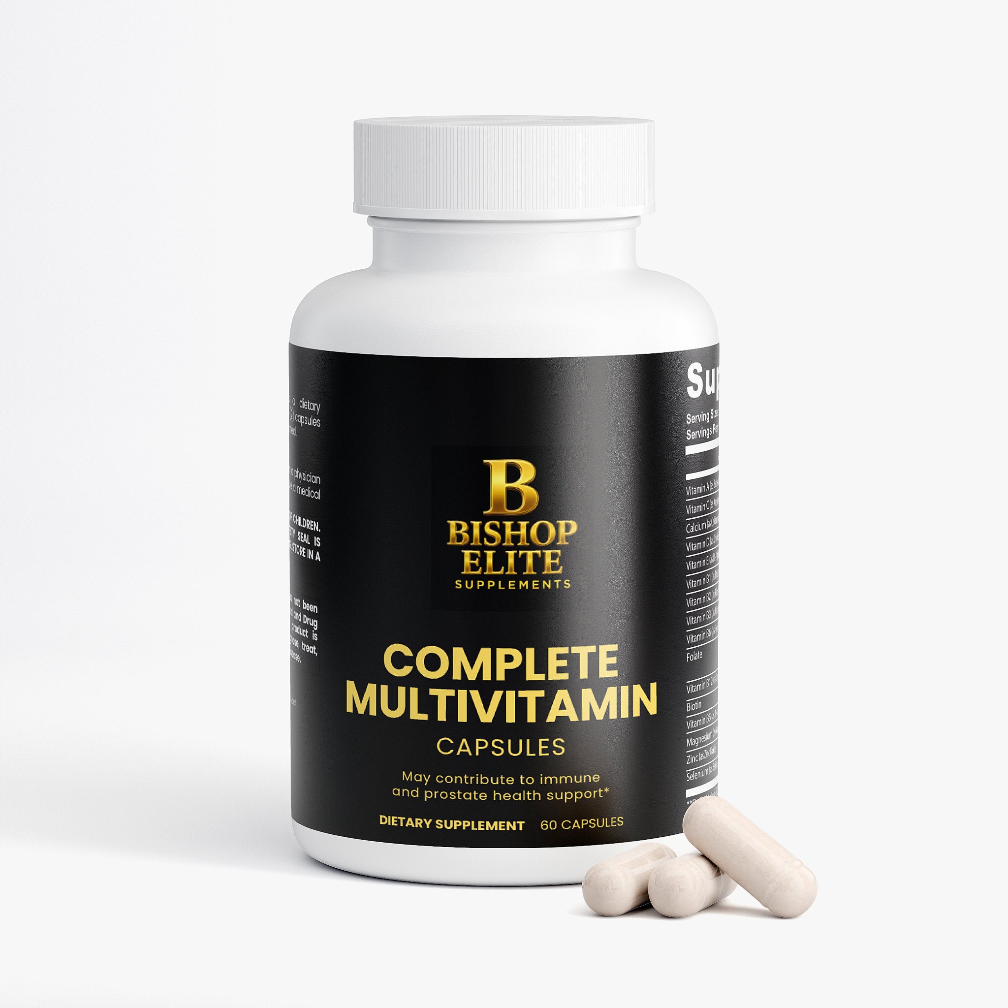 Complete Multivitamin – Daily Wellness Formula with Essential Vitamins & Botanical Extracts (60 Capsules)
