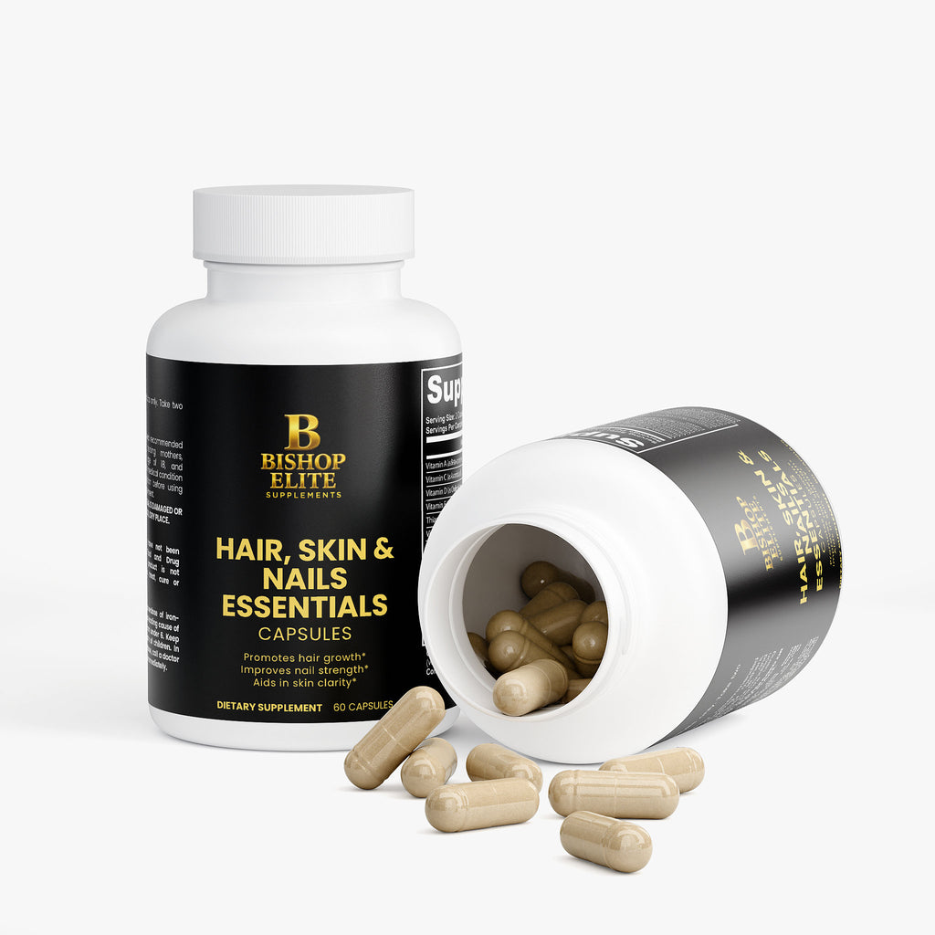 Hair Skin & Nails Essentials  Biotin, Vitamin C Zinc & Botanical Blend  Capsules