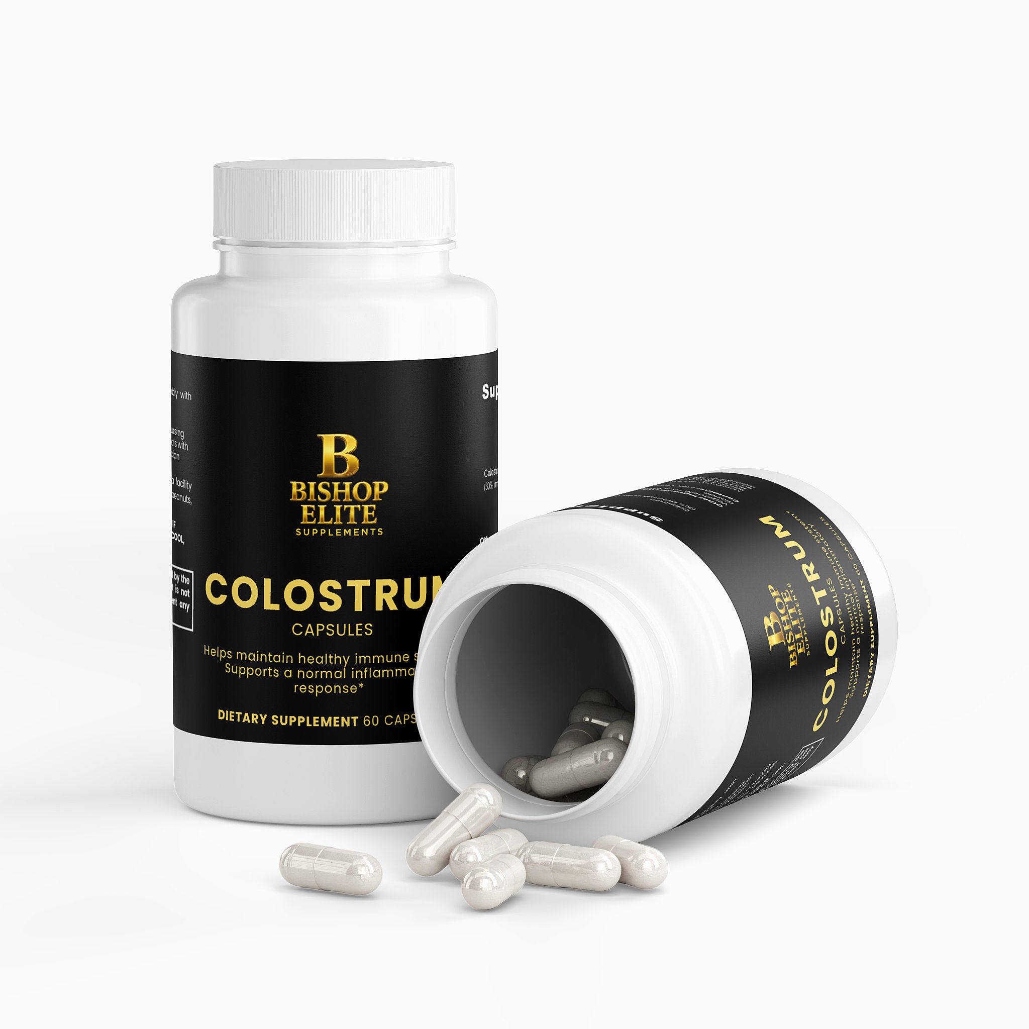 Bovine Colostrum 500 mg — 30% IgG | Capsules