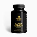 Alpha Energy Botanical Blend capsules in a clean, modern bottle.  |  Bishop Elite Supplements