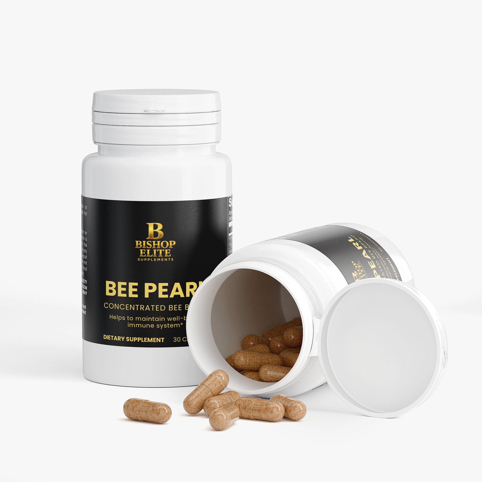 Bee Pearl — Freeze‑Dried Bee Bread Extract with Natural Vitamins, Minerals & Antioxidants (30 Capsules)