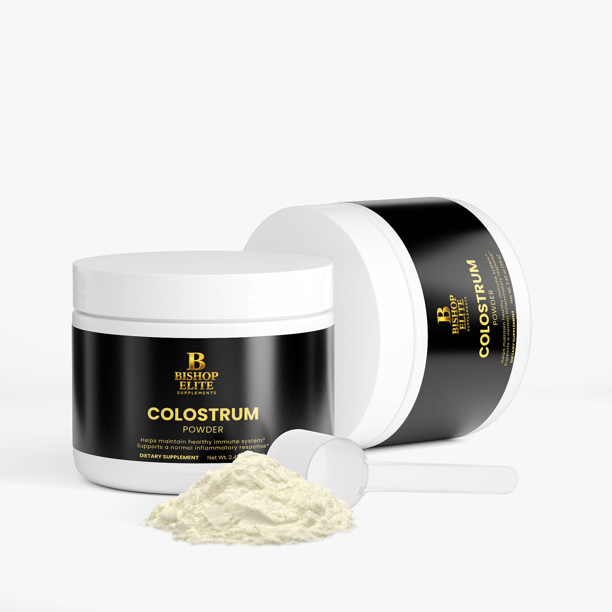Colostrum Powder — 2300 mg Bovine Colostrum (25% IgG) | Powder Format