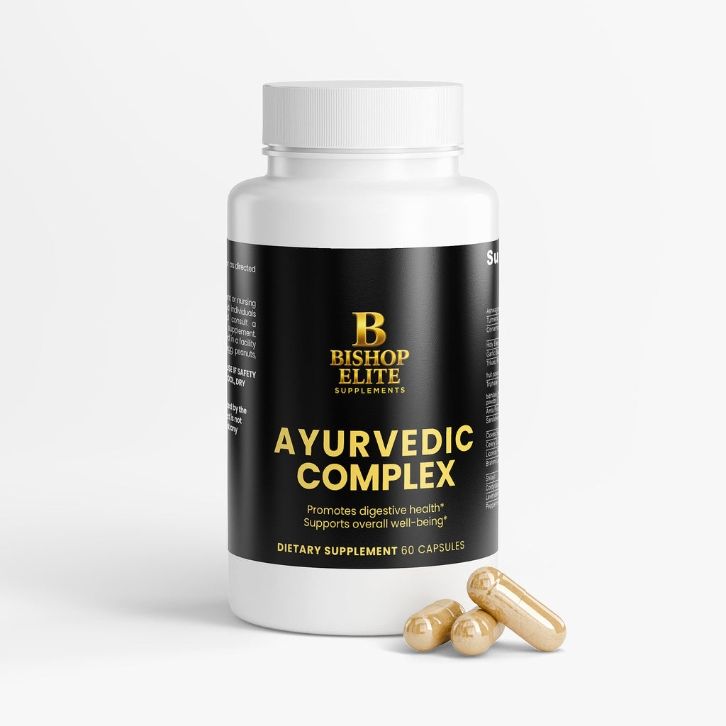 Ayurvedic Complex — Ashwagandha, Turmeric, Holy Basil & Traditional Herbal Blend (Capsules)