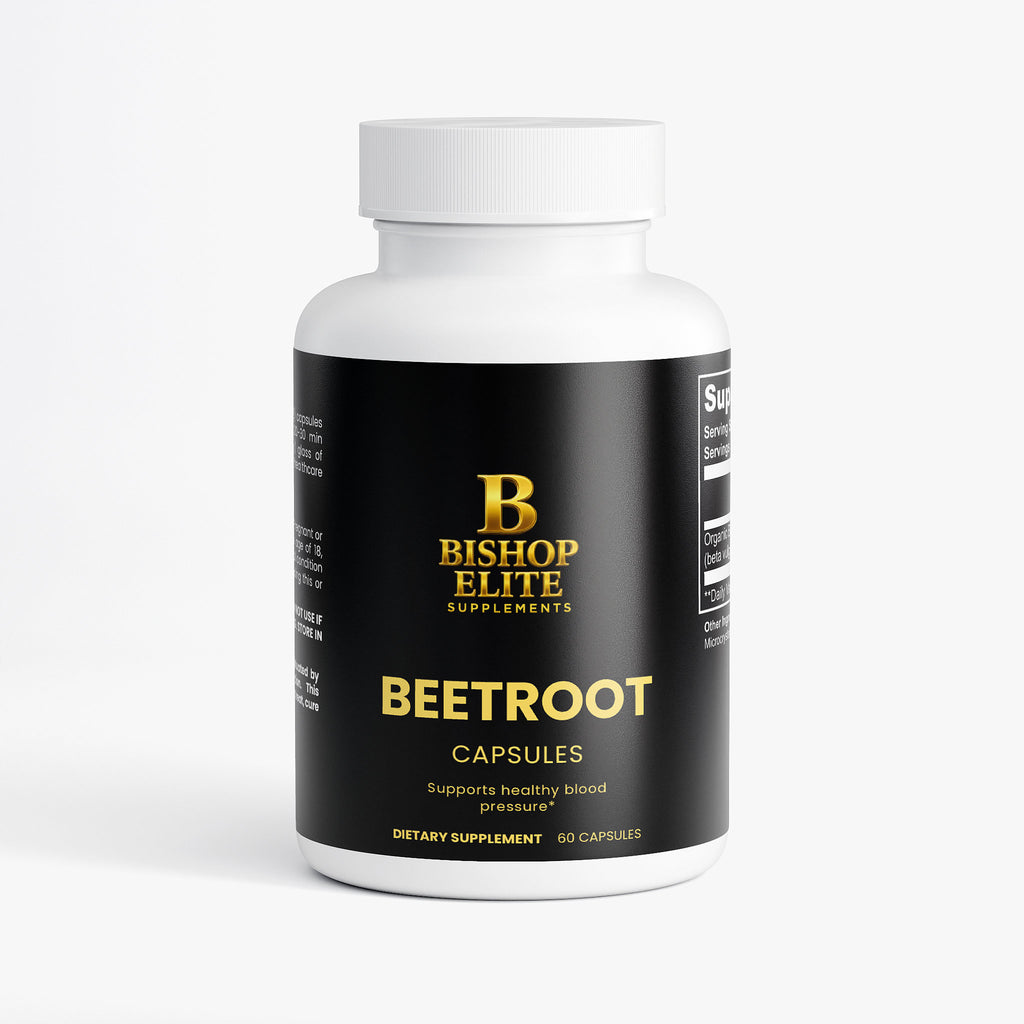 Organic Beetroot Capsules — 1300 mg Beetroot Powder | Daily Botanical Formula