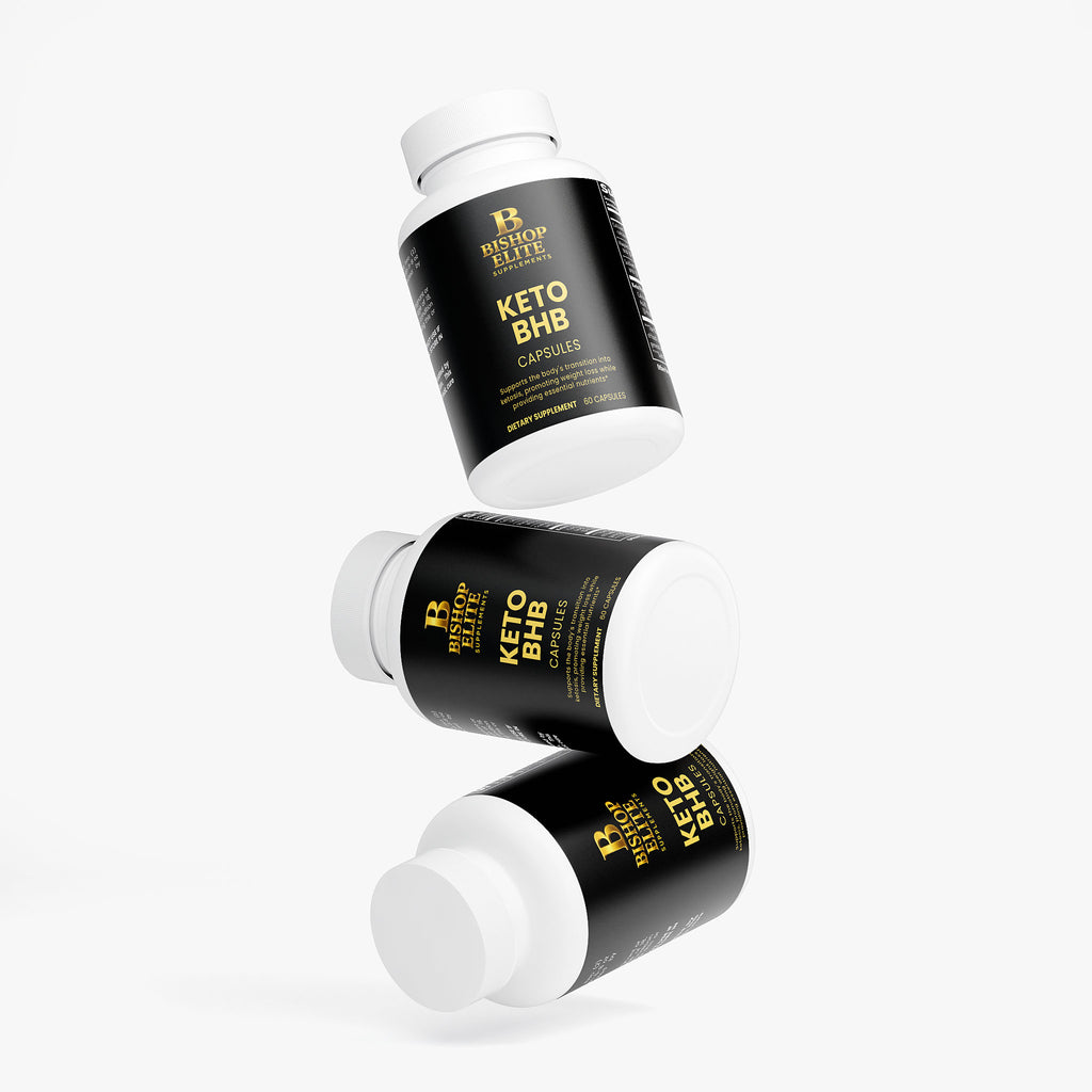 Keto BHB Salts with MCT Powder 60 Capsules | Bishop Elite