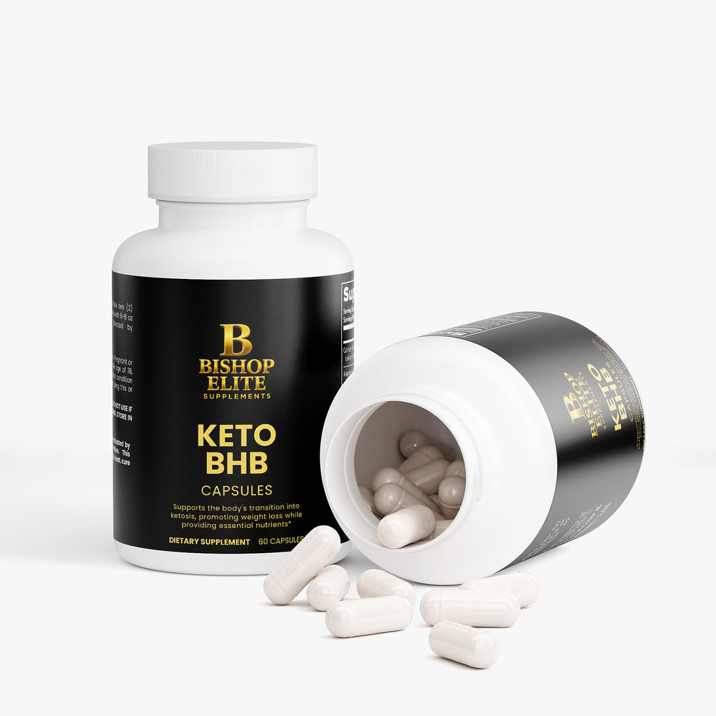 Keto BHB Salts with MCT Powder 60 Capsules | Bishop Elite