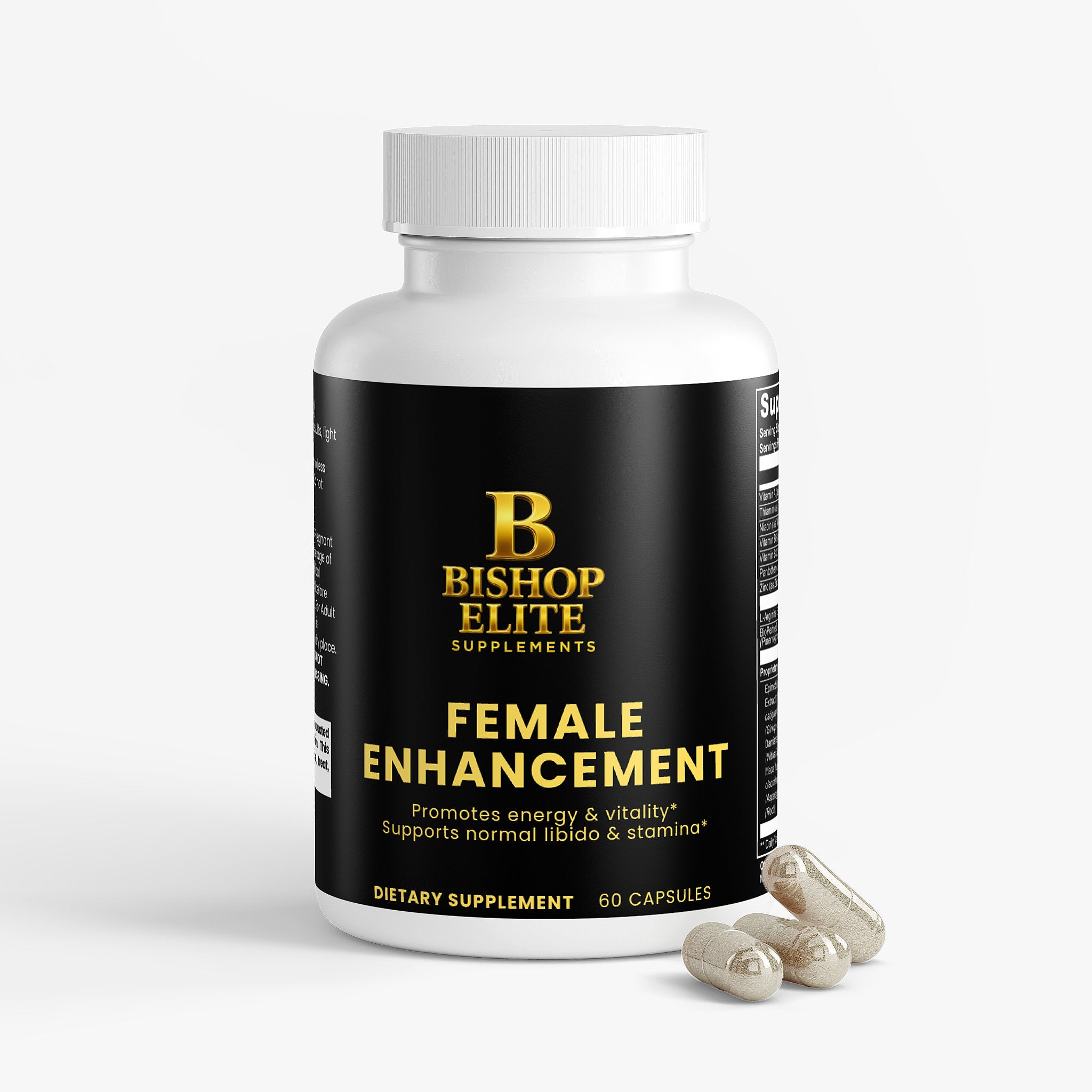 Female Enhancement Botanical Blend with Vitamins & Herbal Extracts 60 Capsules