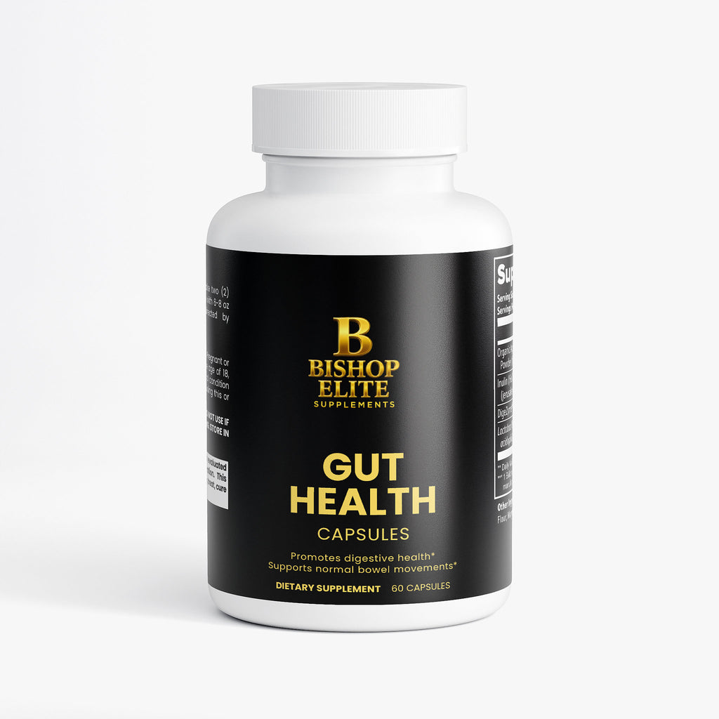  Botanical ACV, inulin, and enzyme blend in a clean 60‑capsule bottle with minimalist packaging. | Bishop Elite Supplements.