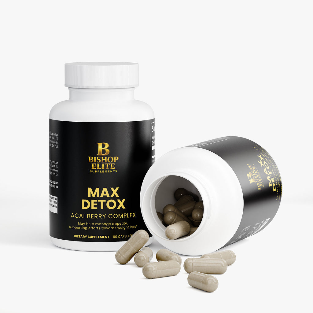 Max Detox — Botanical Fiber & Acai Berry Blend | Daily Capsules