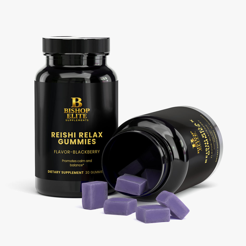 Reishi Relax Gummies  Mushroom & Botanical Blend  30 Gummies