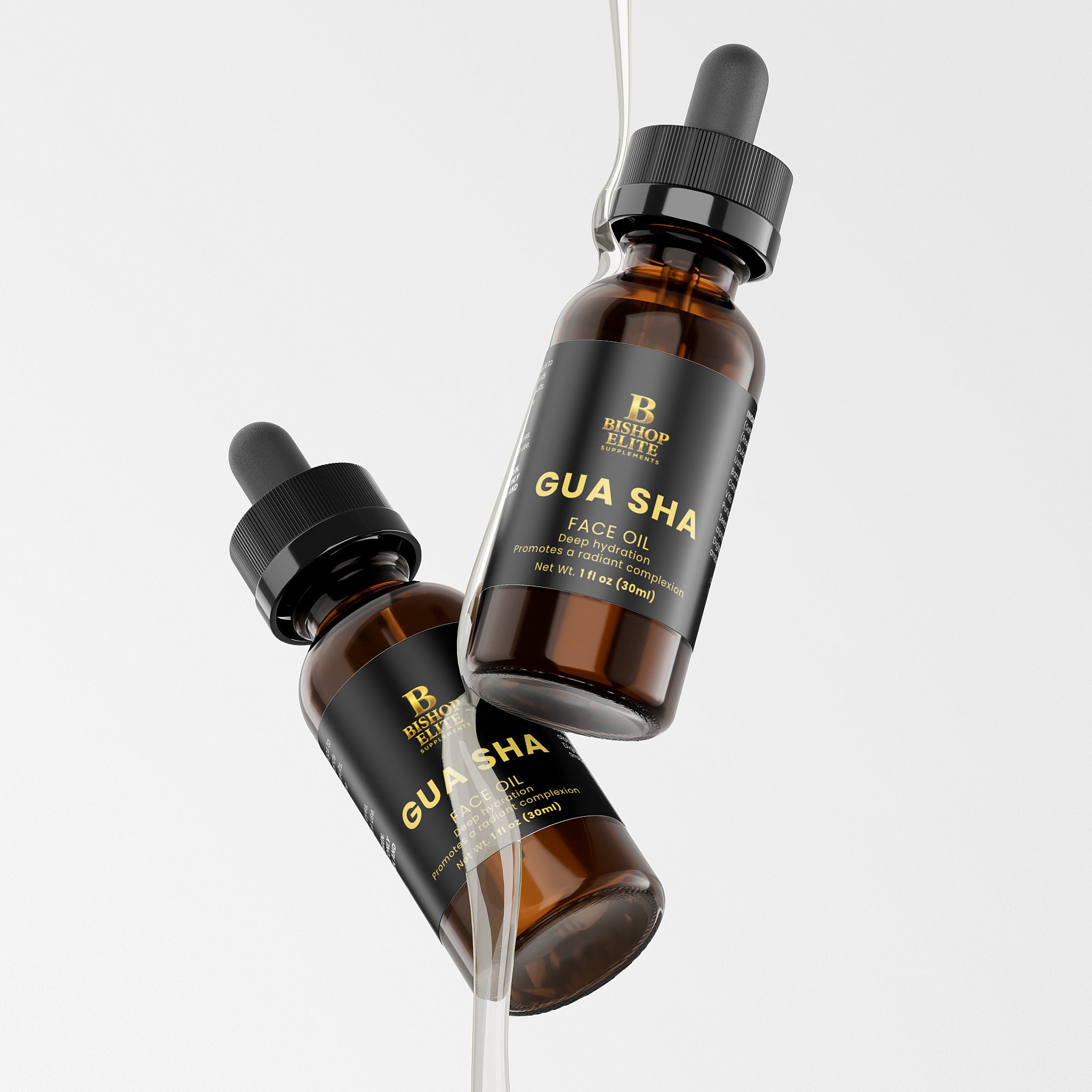 Gua Sha Face Oil — Premium Botanical Blend