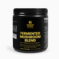 Organic fermented mushroom powder in a clean, modern container. . Bishop Elite Supplements 