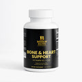 Bone and heart formula supplement in a clean 60‑capsule bottle with simple, modern packaging. Bishop Elite Supplements 