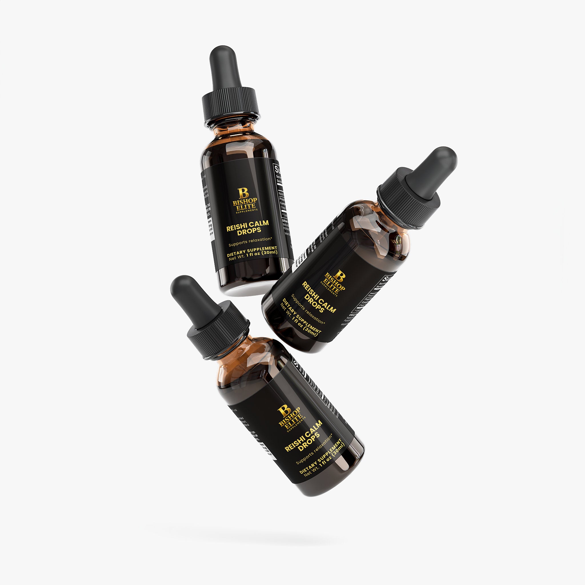 Mushroom Botanical Blend  Reishi Chaga Maitake Shiitake & Turkey Tail Liquid Extract (2 fl oz)