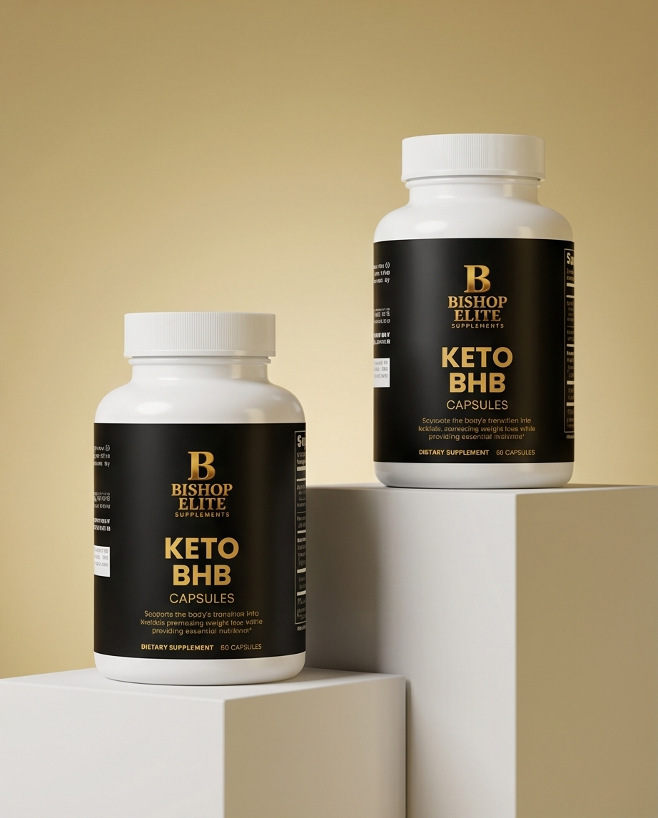 Keto BHB Salts with MCT Powder 60 Capsules | Bishop Elite