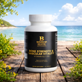 |Bone & Nutrient Formula capsules in a clean, modern bottle. Bishop Elite Supplements 