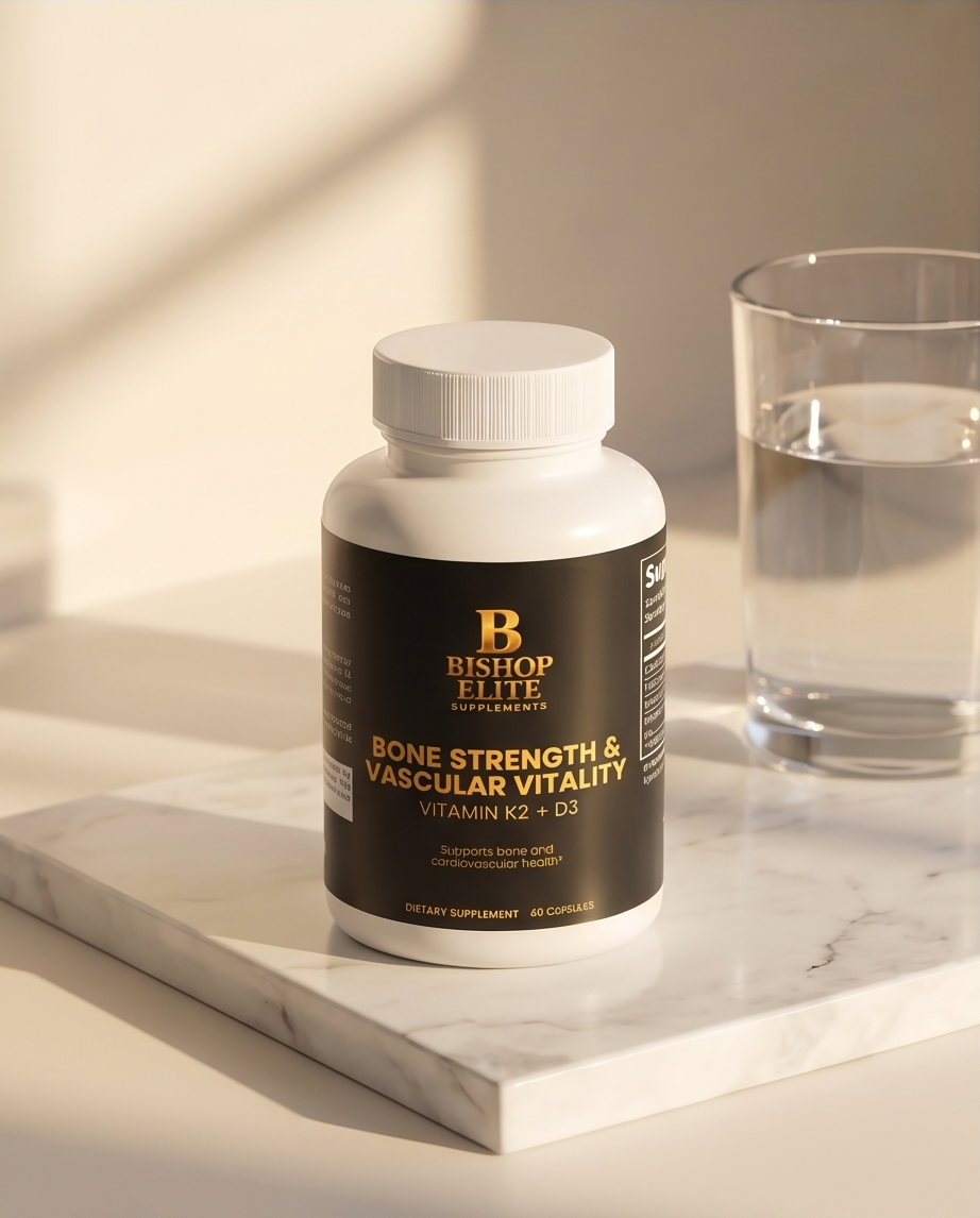 Bone & Nutrient Formula Calcium Vitamin D3 Vitamin K2 & BioPerine | 60 Capsules