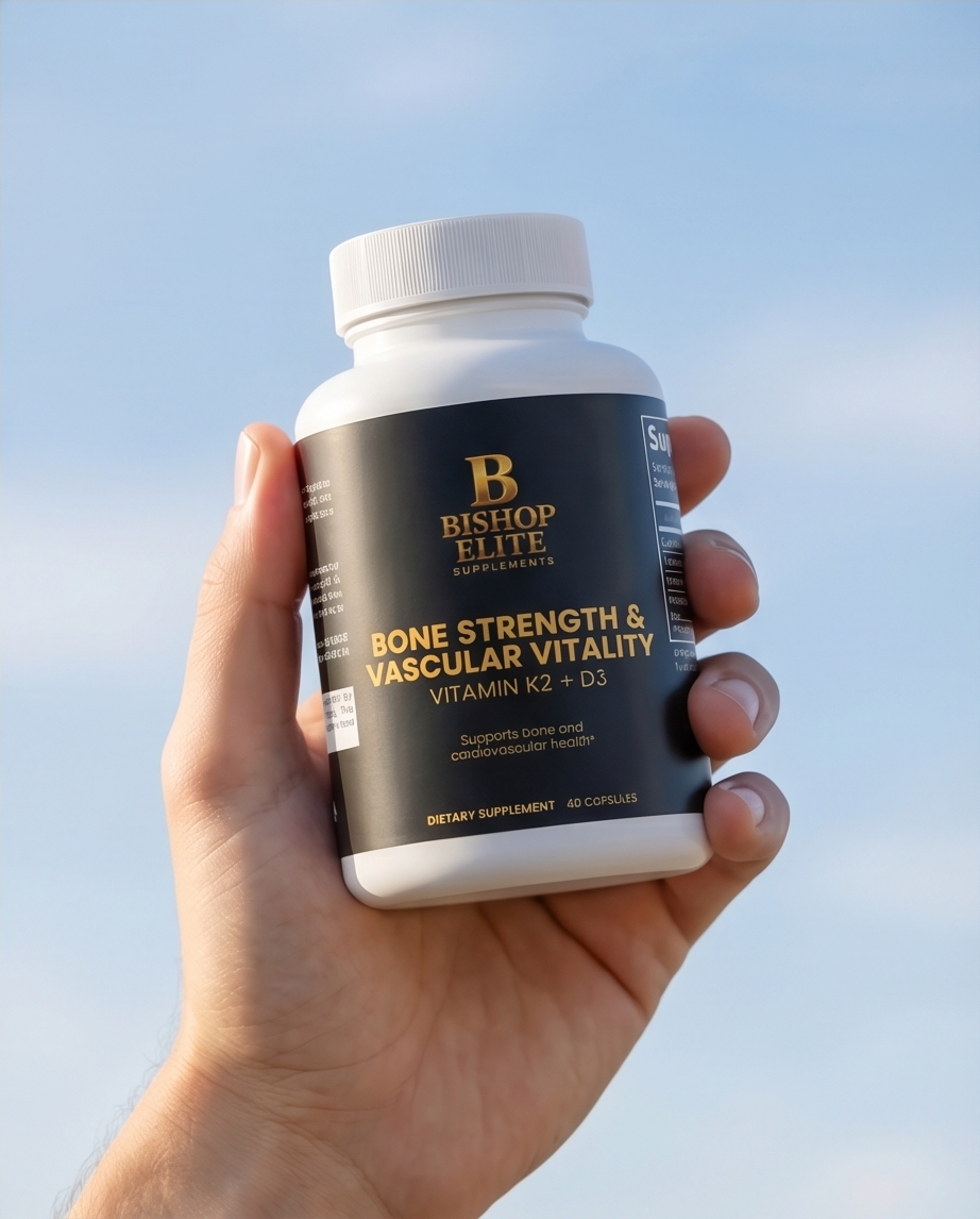 Bone & Nutrient Formula Calcium Vitamin D3 Vitamin K2 & BioPerine | 60 Capsules