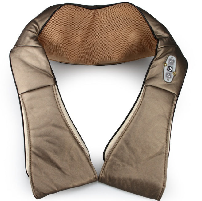 Premium Shoulder & Neck Massager Shawl - 16 Kneading Heads with Infrared Heat Therapy