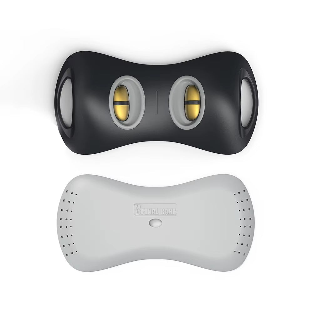 Electric Lumbar Back Massager with Heat & Kneading