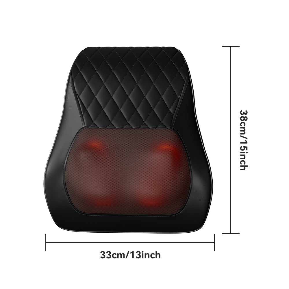 Premium Neck Pillow Massager with Heat - 3 Speed Vibration for Neck & Shoulder Relief