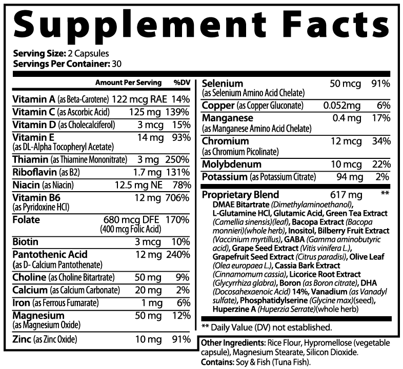 Daily Botanical Wellness Complex 60 Capsules