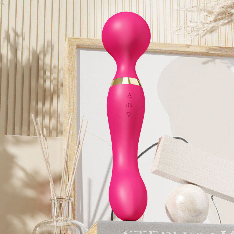 Premium Silicone Personal Massager - 20 Modes Rechargeable with Travel Case