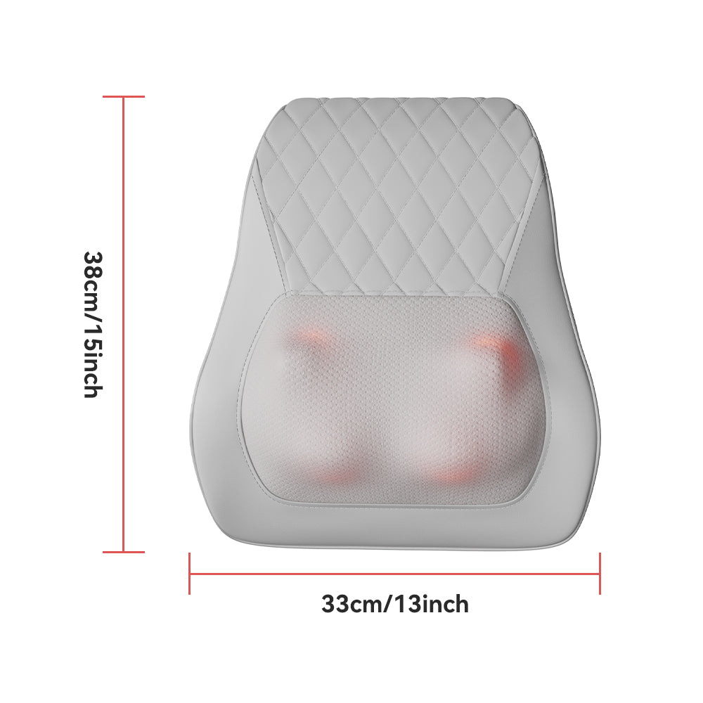 Premium Neck Pillow Massager with Heat - 3 Speed Vibration for Neck & Shoulder Relief