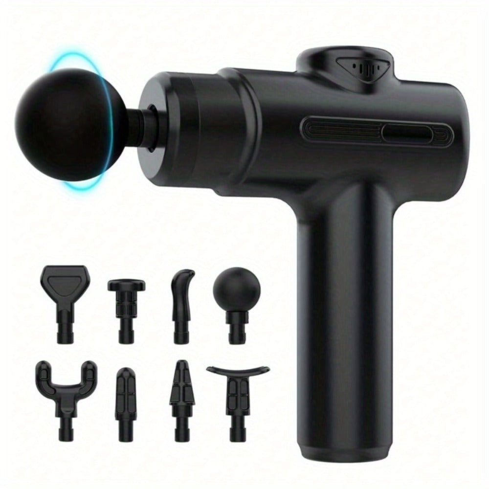 Premium Deep Tissue Massage Gun - Percussion Massager with 8 Heads for Athletes