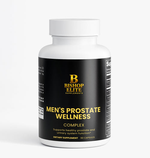 Men’s botanical supplement in a clean 60‑capsule bottle  | Bshop Elite Supplements