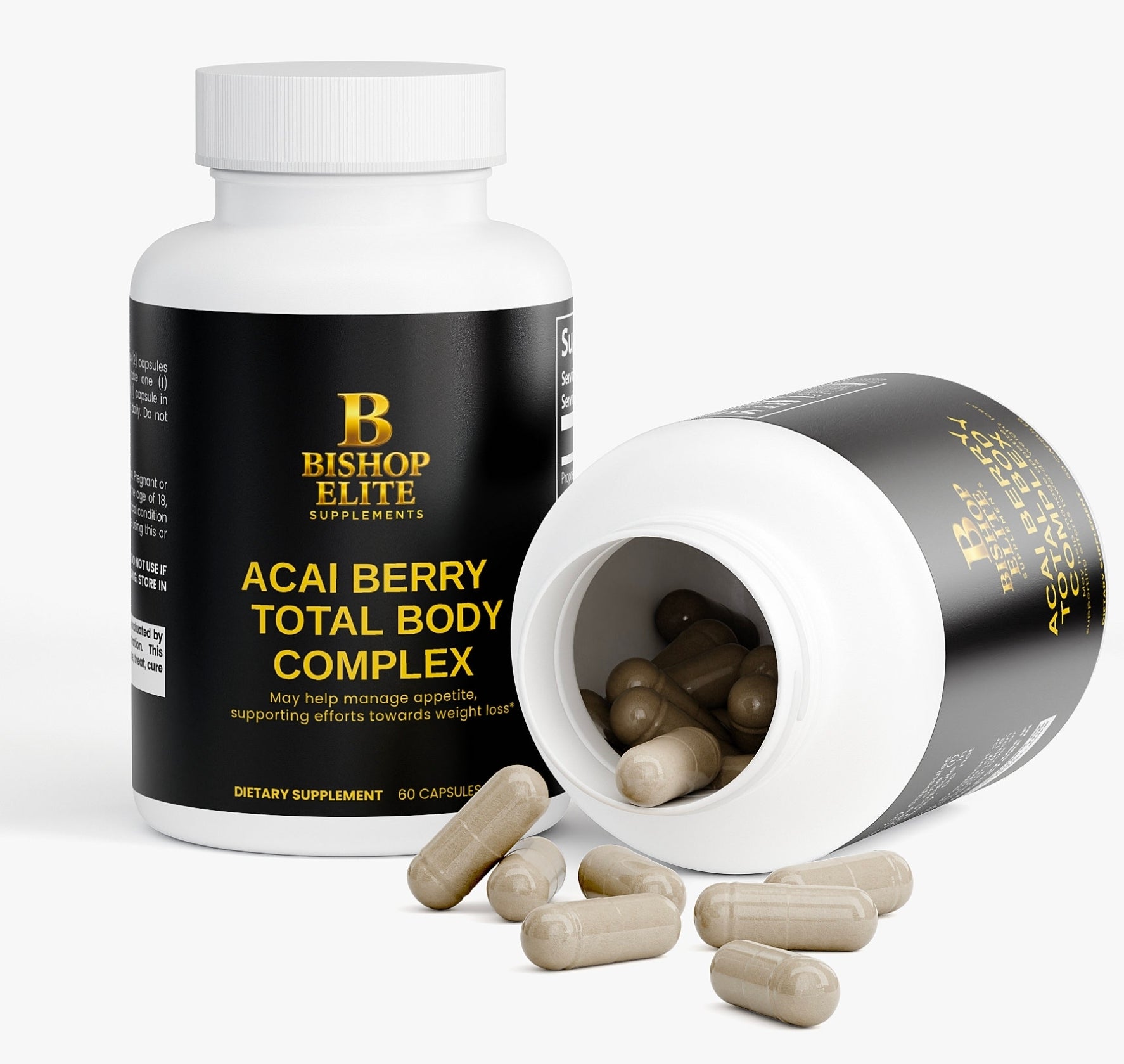 Acai Berry Botanical Complex — Fiber & Herbal Blend | 60 Capsules
