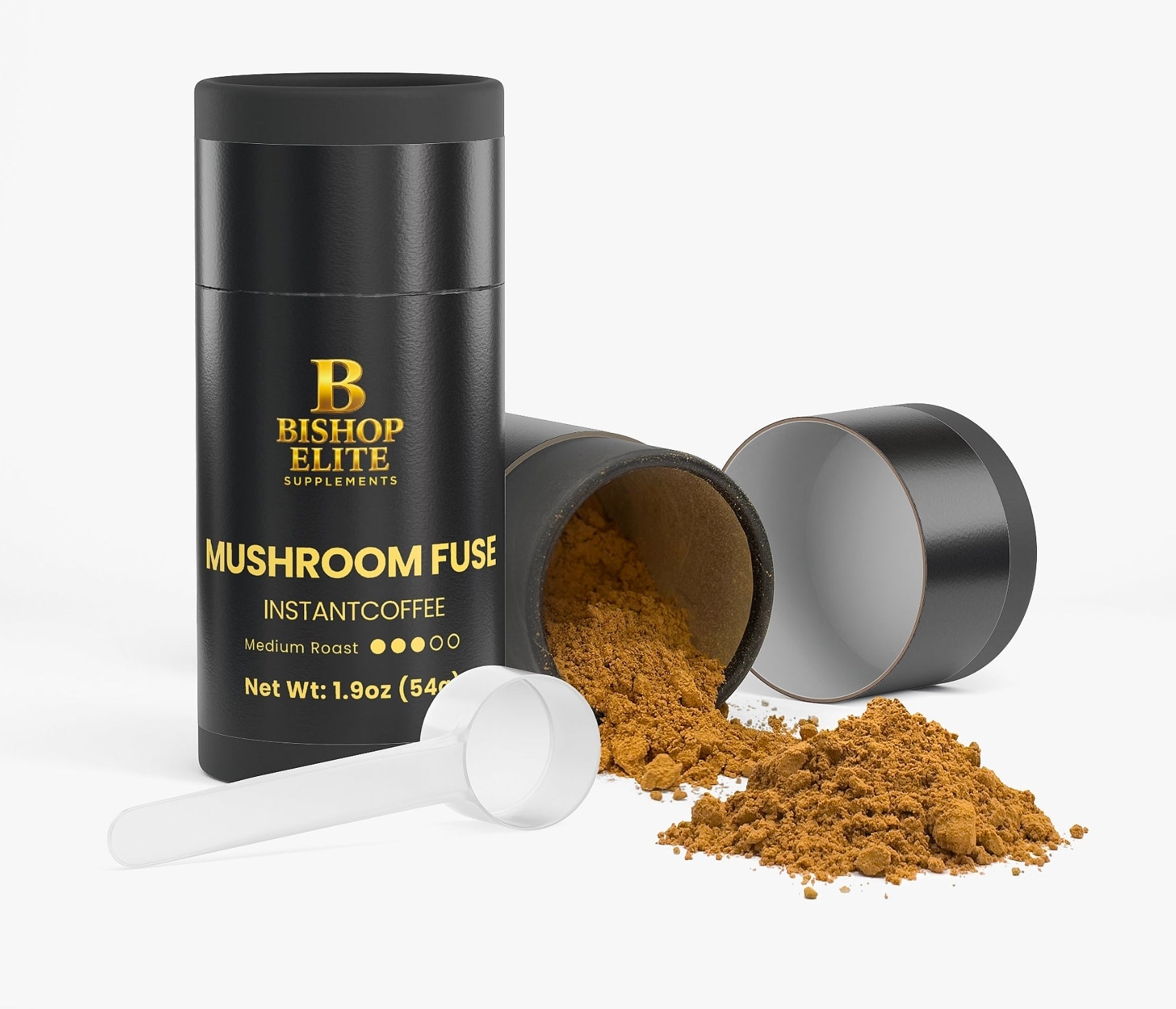 Mushroom Fuse Instant Coffee · Medium Roast · Lion’s Mane & Chaga · Freeze‑Dried Arabica · Functional Coffee Blend