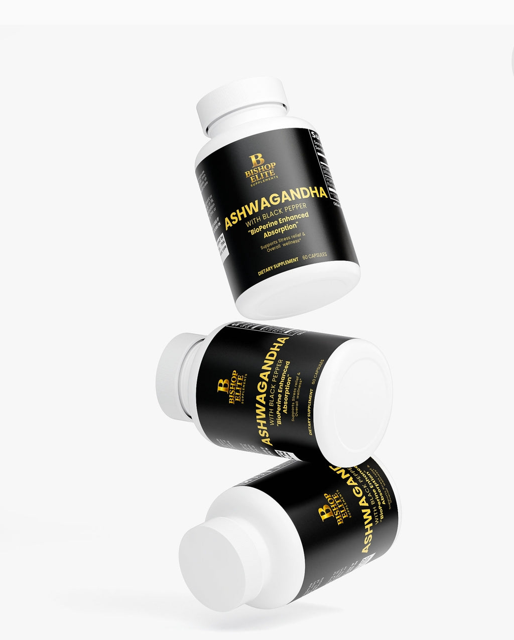 Ashwagandha with black Peper BioPerine Enhanced Absorption