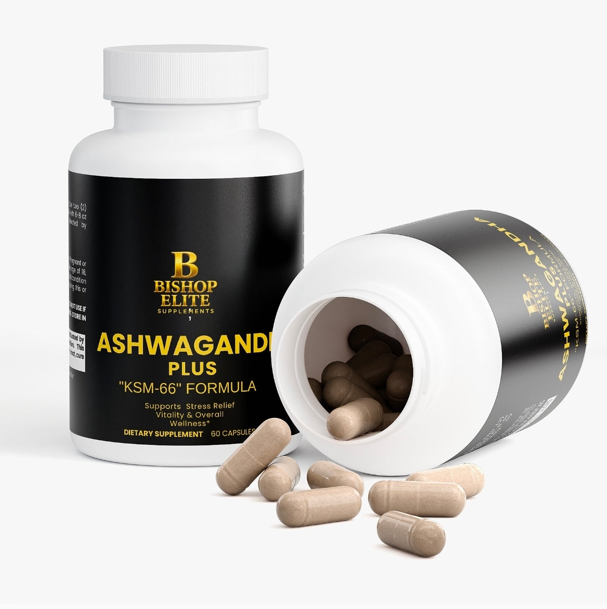 Ashwagandha Plus  KSM‑66 Botanical Blend 60 Capsules