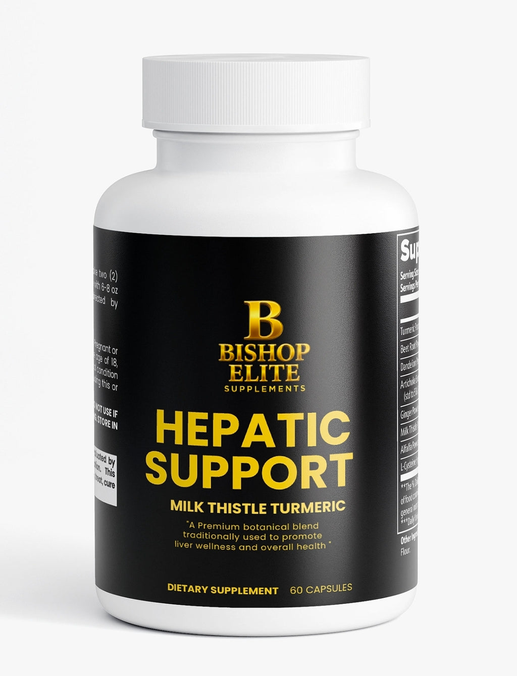 Herbal Liver Blend — Turmeric, Beetroot & Milk Thistle Botanical Formula | 60 Capsules