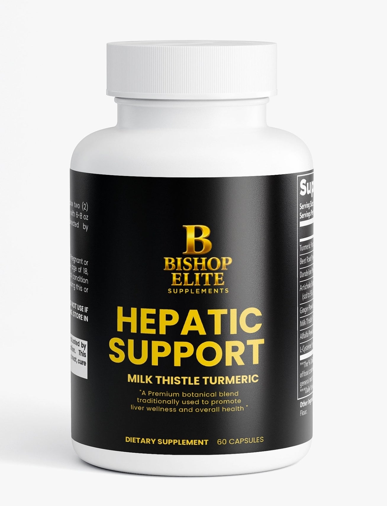Herbal Liver Blend — Turmeric, Beetroot & Milk Thistle Botanical Formula | 60 Capsules