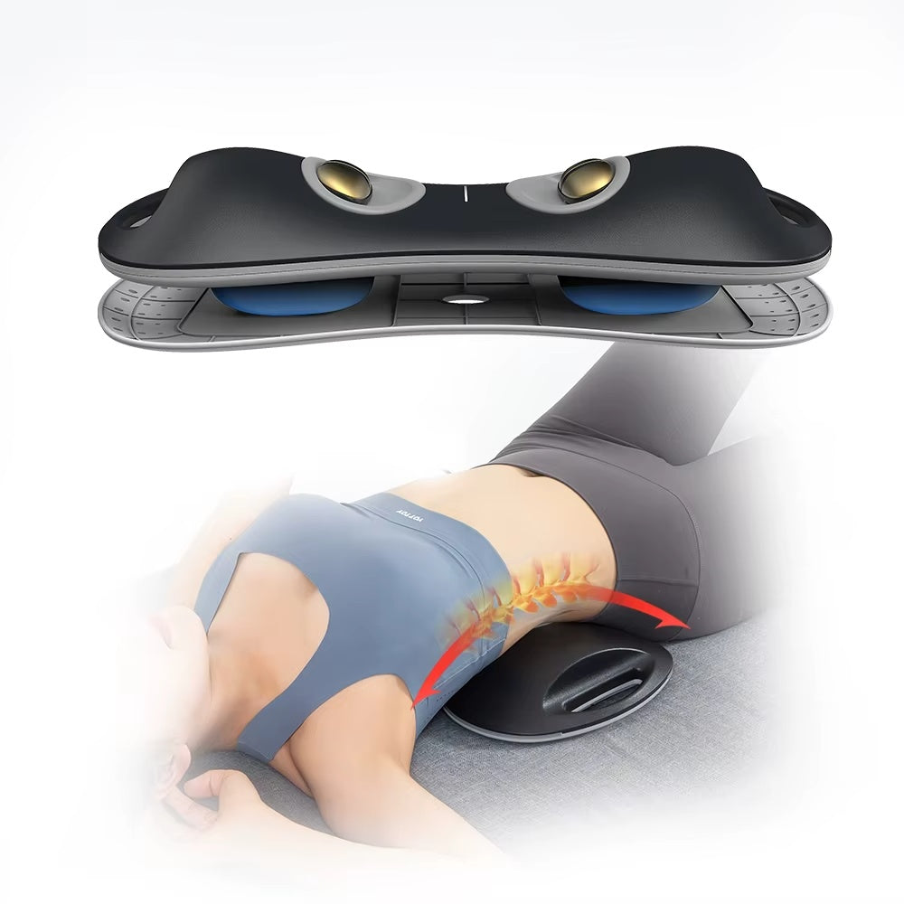 Electric Lumbar Back Massager with Heat & Kneading