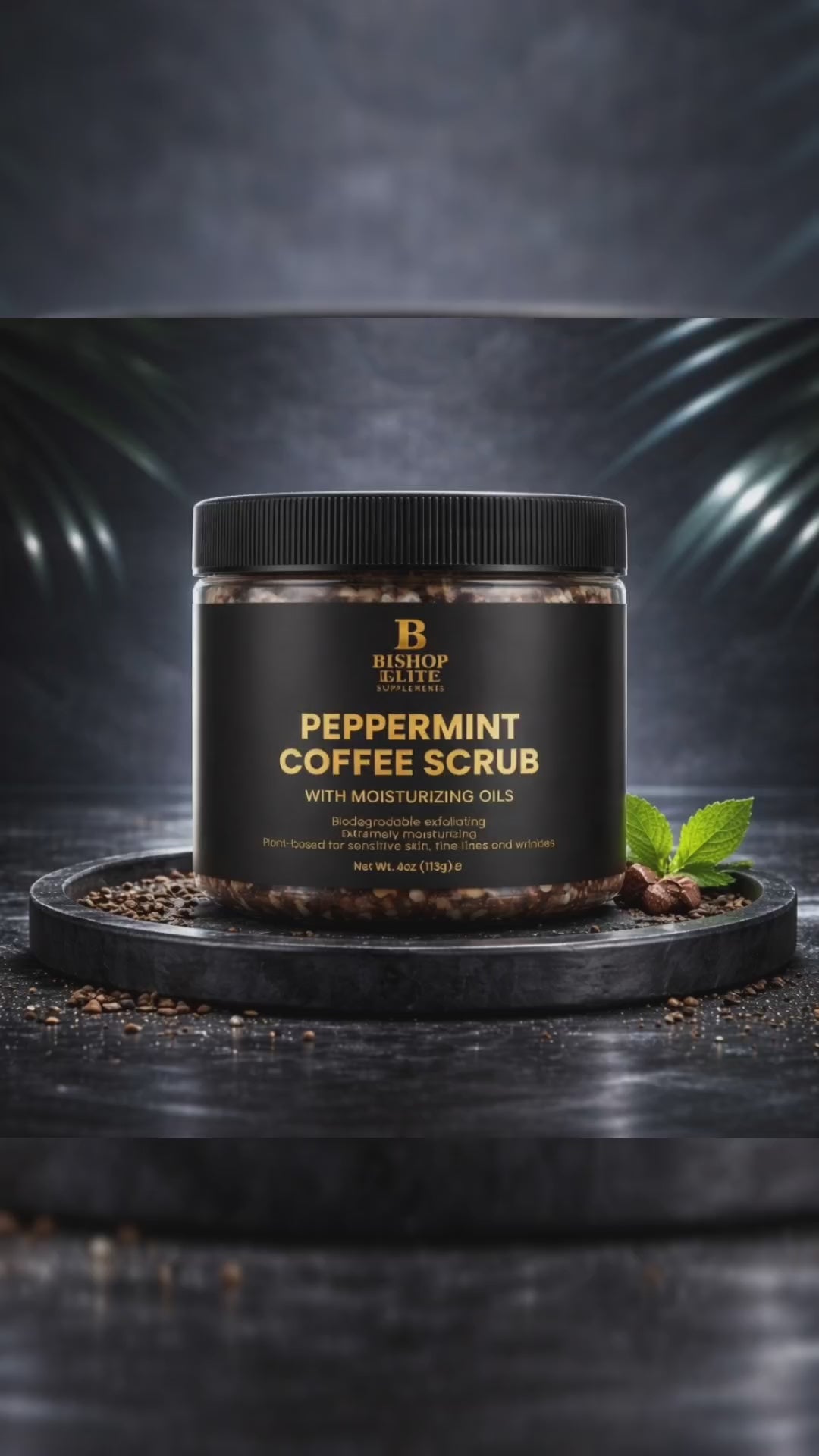 Peppermint Coffee Scrub