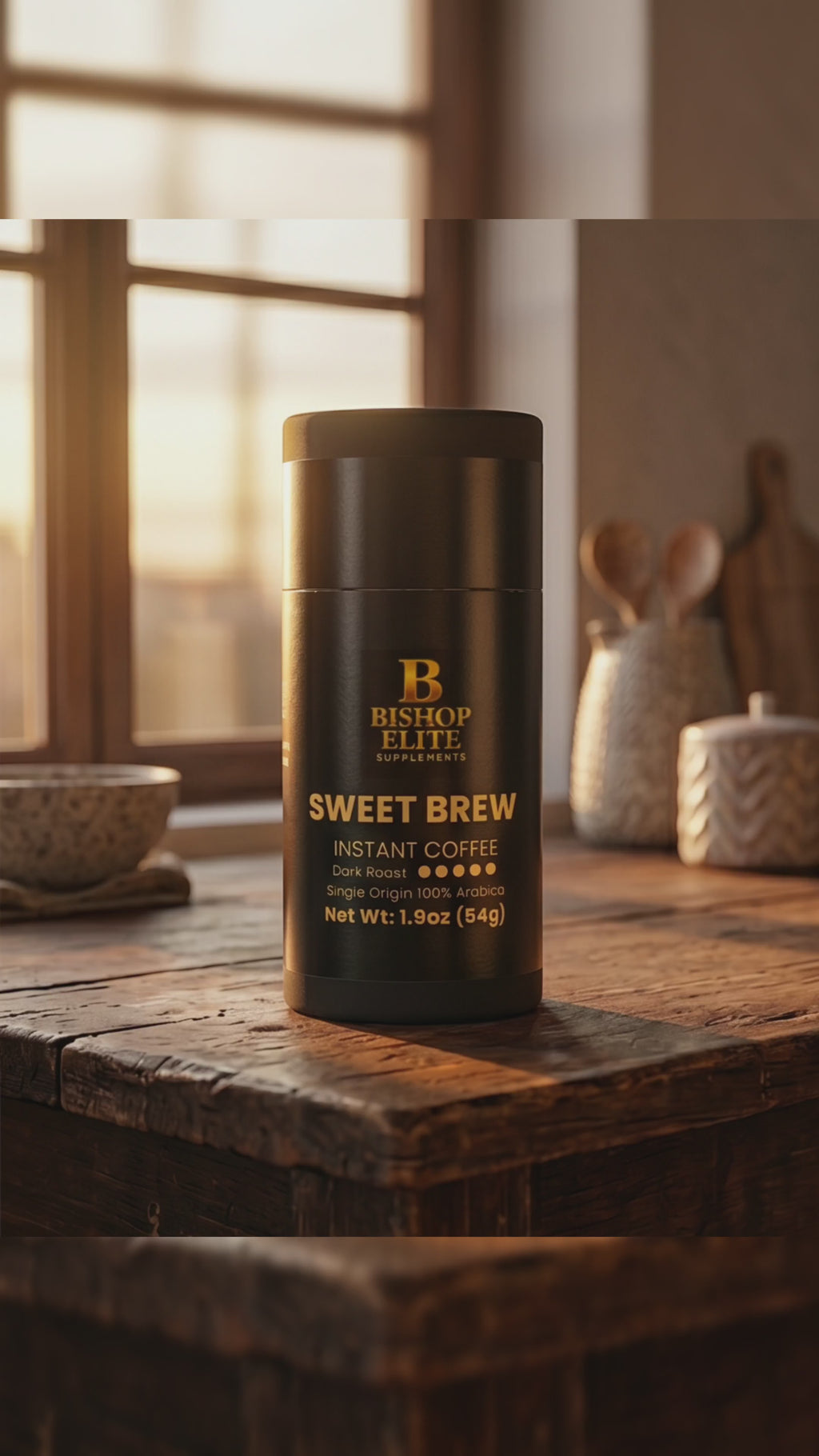 Sweet Brew Instant Coffee (Dark Roast) – Single‑Origin Papua New Guinea | 54 g