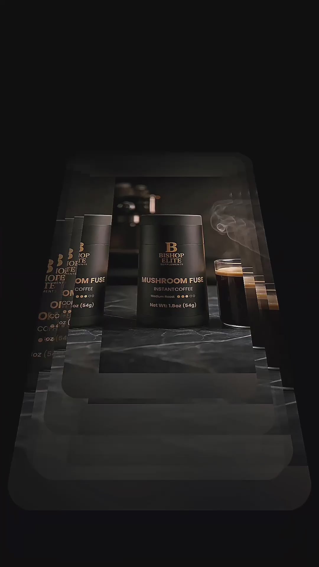 Mushroom Fuse Instant Coffee · Medium Roast · Lion’s Mane & Chaga · Freeze‑Dried Arabica · Functional Coffee Blend