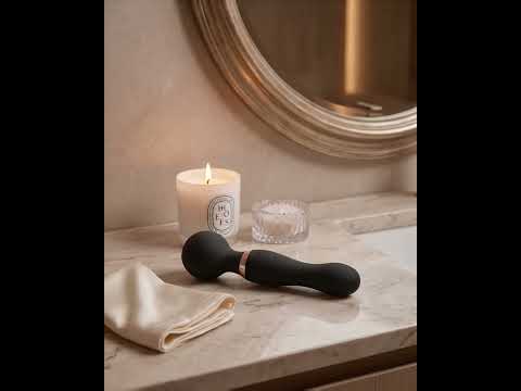 Silicone Wand Massager — 20-Speed | Rechargeable | Waterproof IPX7 | Travel Case Included | Pink, Purple & Black
