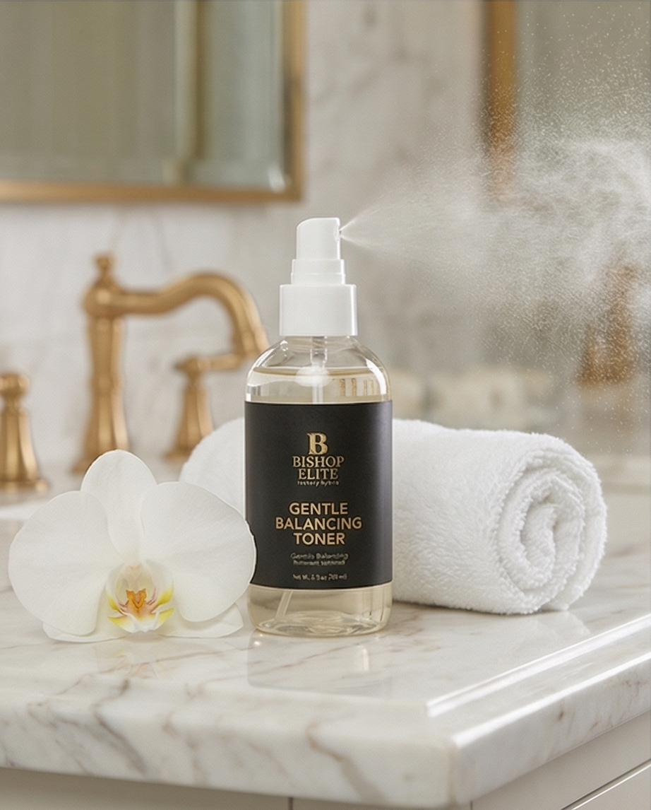 Gentle Balancing Toner — Rose Water, Green Tea & Chamomile with Aloe Vera & Allantoin | 6 fl oz / 177ml