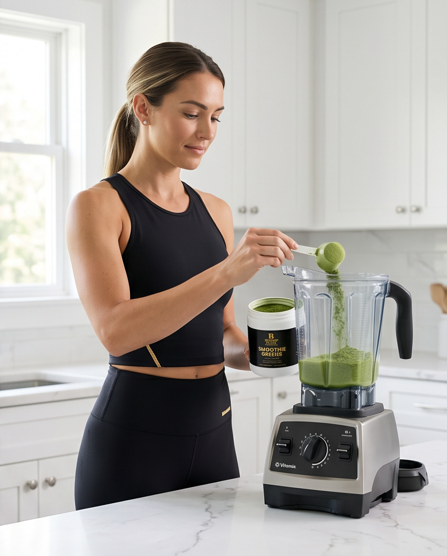 Ultra Green Smoothie Blend — Organic Grasses, Spirulina, Chlorella & Botanical Herbal Blend | 250g / 0.55 lb