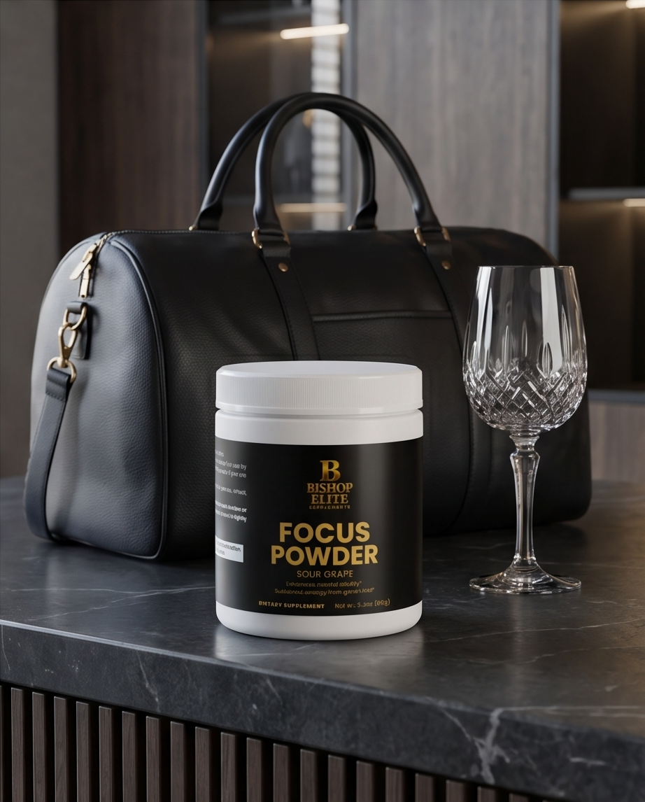 Focus Powder — Sour Grape | Alpha-GPC, L-Theanine, Natural Caffeine & Asian Ginseng | 150g